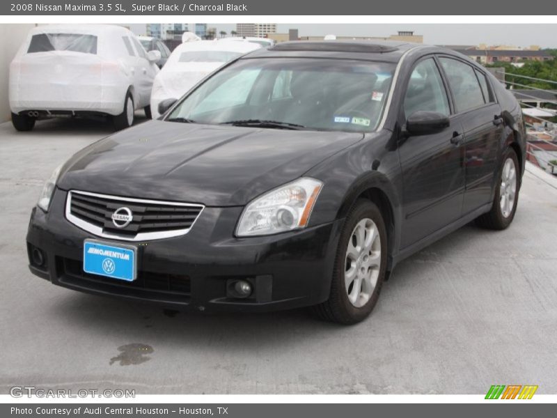 Super Black / Charcoal Black 2008 Nissan Maxima 3.5 SL