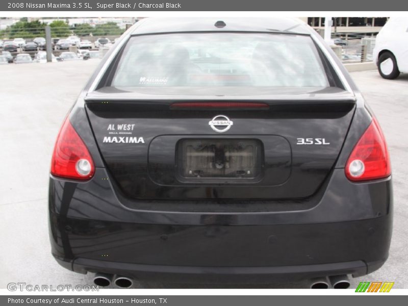 Super Black / Charcoal Black 2008 Nissan Maxima 3.5 SL