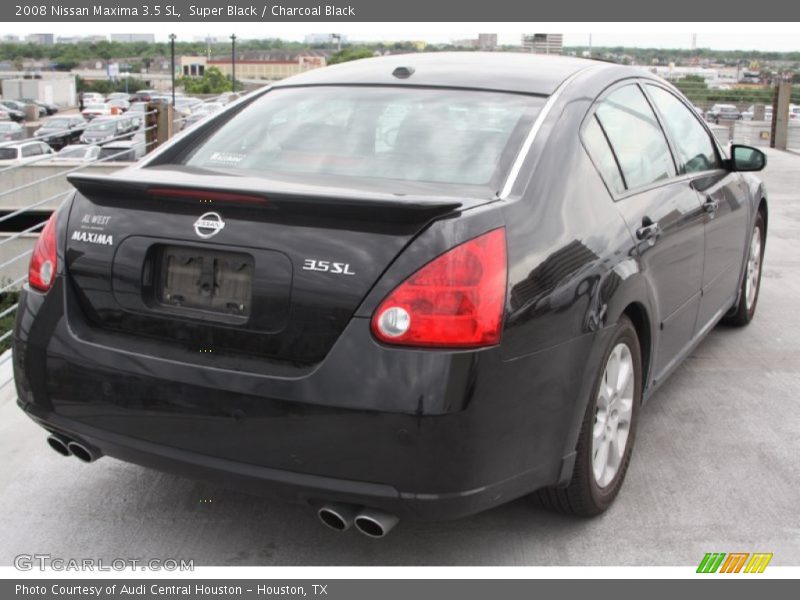 Super Black / Charcoal Black 2008 Nissan Maxima 3.5 SL