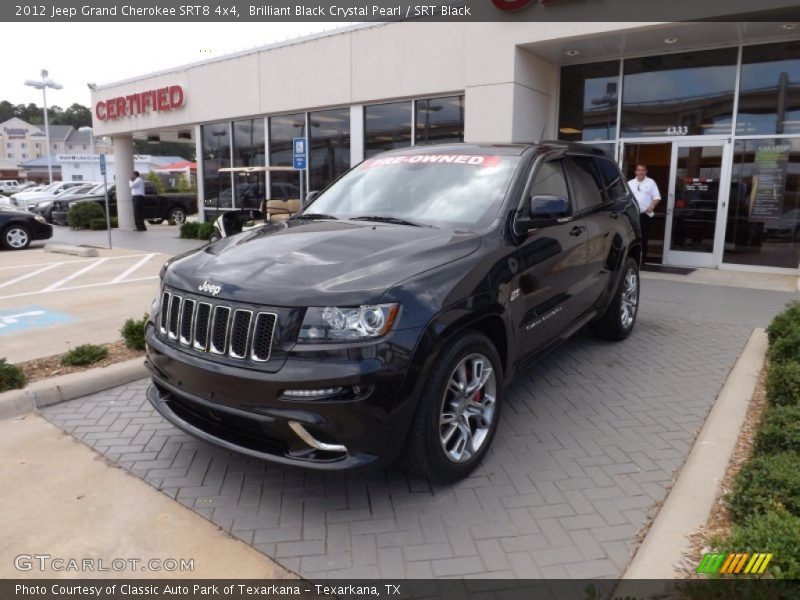 Brilliant Black Crystal Pearl / SRT Black 2012 Jeep Grand Cherokee SRT8 4x4