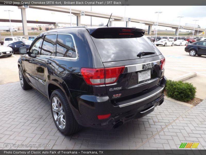 Brilliant Black Crystal Pearl / SRT Black 2012 Jeep Grand Cherokee SRT8 4x4