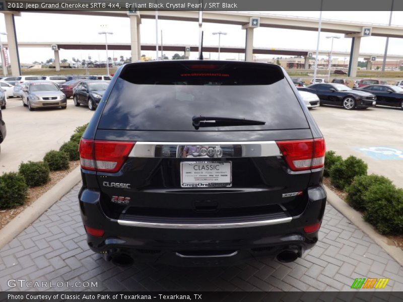 Brilliant Black Crystal Pearl / SRT Black 2012 Jeep Grand Cherokee SRT8 4x4