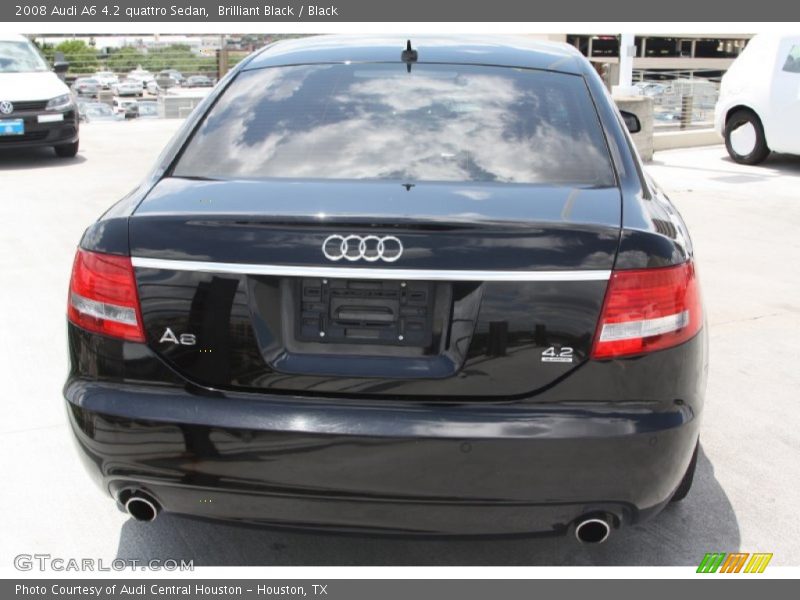 Brilliant Black / Black 2008 Audi A6 4.2 quattro Sedan