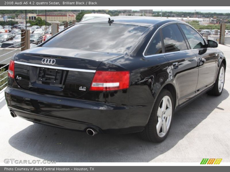 Brilliant Black / Black 2008 Audi A6 4.2 quattro Sedan