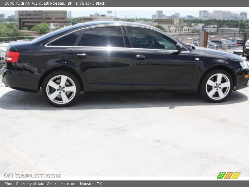 Brilliant Black / Black 2008 Audi A6 4.2 quattro Sedan