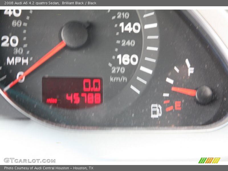 Brilliant Black / Black 2008 Audi A6 4.2 quattro Sedan
