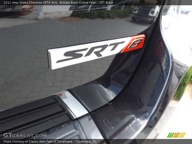 Brilliant Black Crystal Pearl / SRT Black 2012 Jeep Grand Cherokee SRT8 4x4