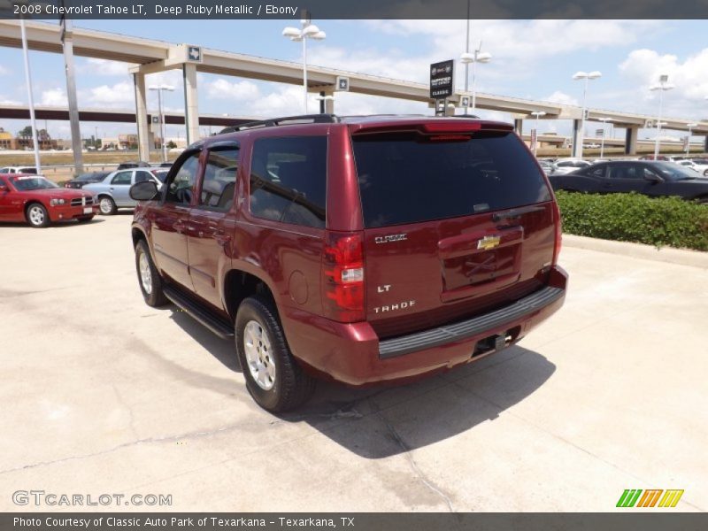 Deep Ruby Metallic / Ebony 2008 Chevrolet Tahoe LT