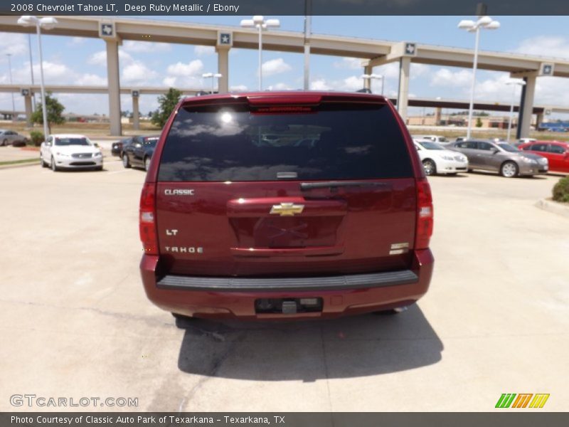 Deep Ruby Metallic / Ebony 2008 Chevrolet Tahoe LT
