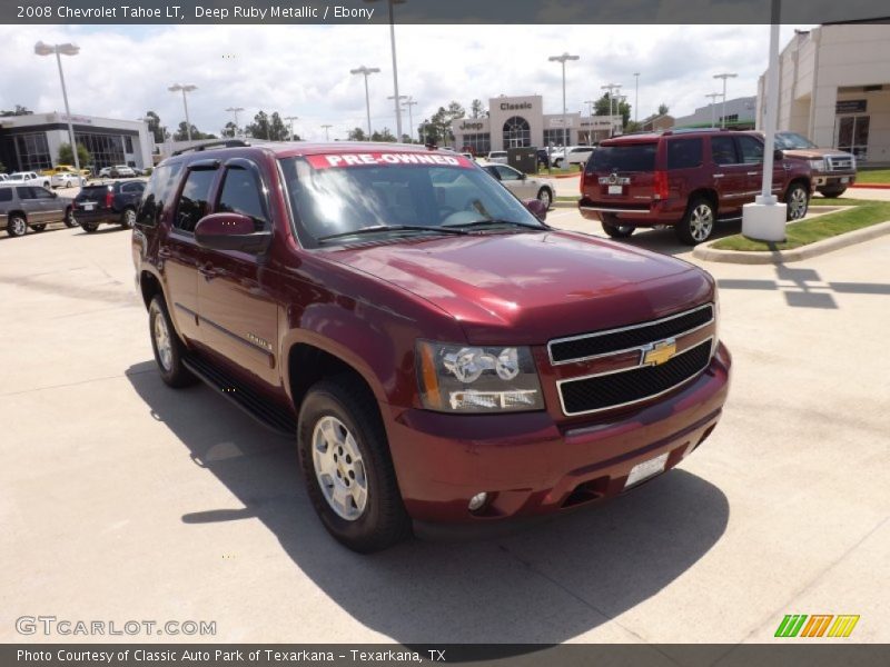 Deep Ruby Metallic / Ebony 2008 Chevrolet Tahoe LT
