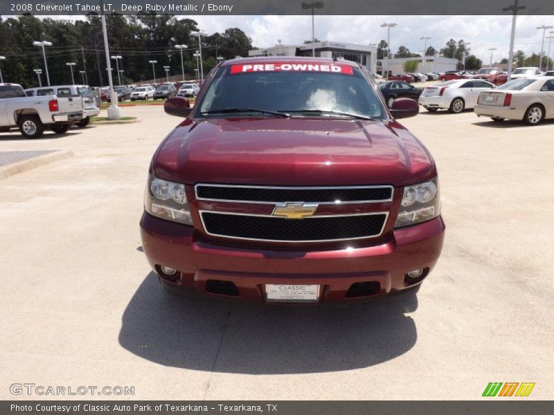 Deep Ruby Metallic / Ebony 2008 Chevrolet Tahoe LT