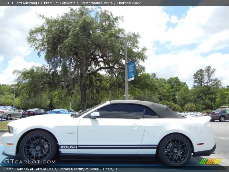 Performance White / Charcoal Black 2011 Ford Mustang GT Premium Convertible