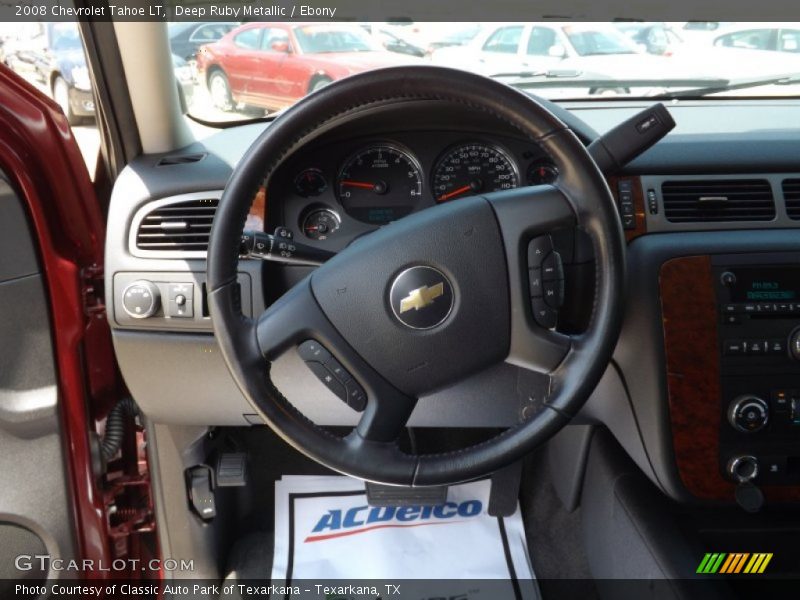 Deep Ruby Metallic / Ebony 2008 Chevrolet Tahoe LT