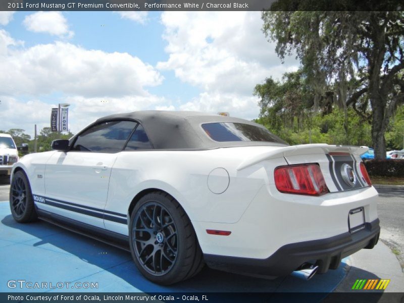 Performance White / Charcoal Black 2011 Ford Mustang GT Premium Convertible