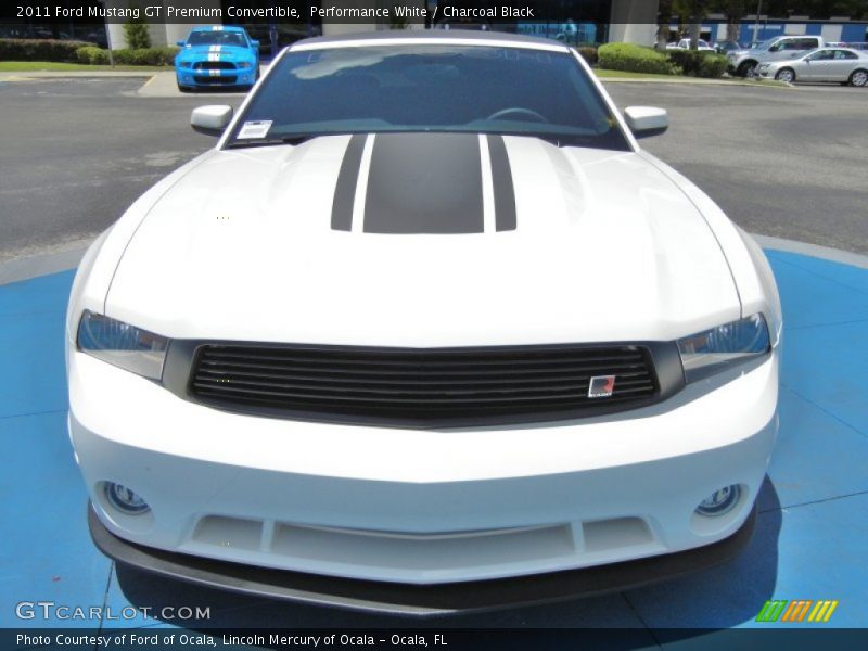 Performance White / Charcoal Black 2011 Ford Mustang GT Premium Convertible