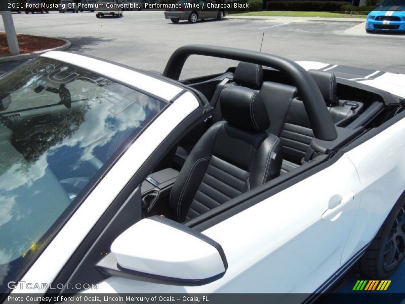 Performance White / Charcoal Black 2011 Ford Mustang GT Premium Convertible