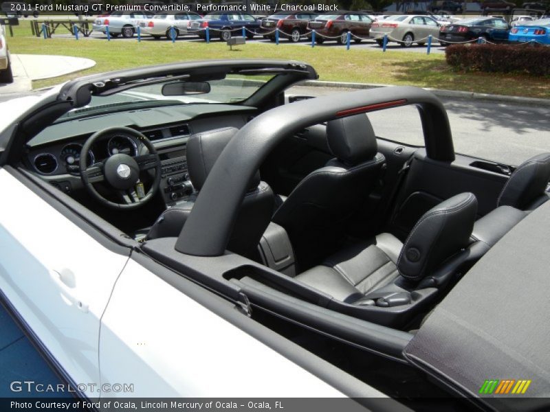 Performance White / Charcoal Black 2011 Ford Mustang GT Premium Convertible