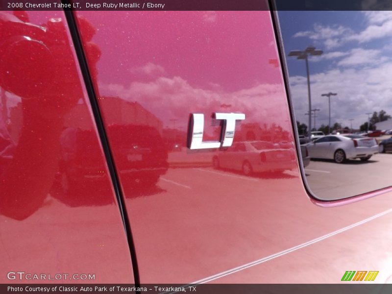 Deep Ruby Metallic / Ebony 2008 Chevrolet Tahoe LT