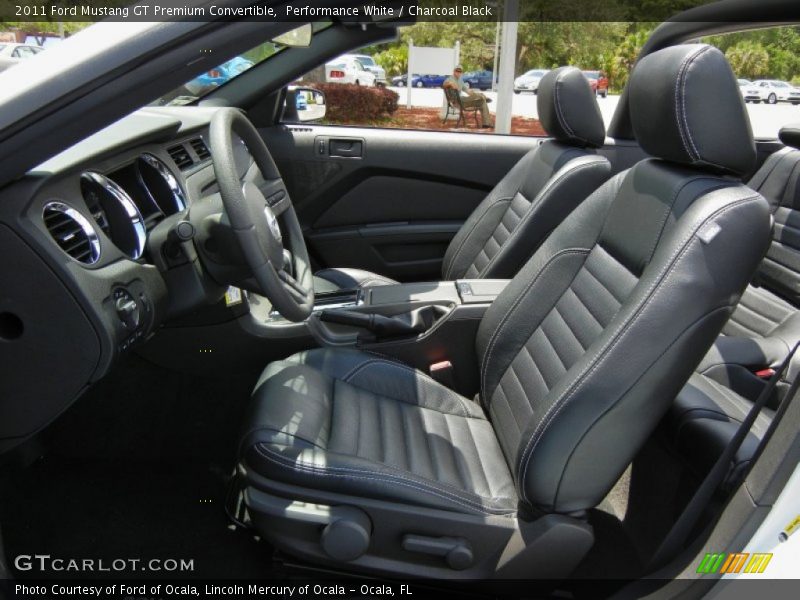 Performance White / Charcoal Black 2011 Ford Mustang GT Premium Convertible