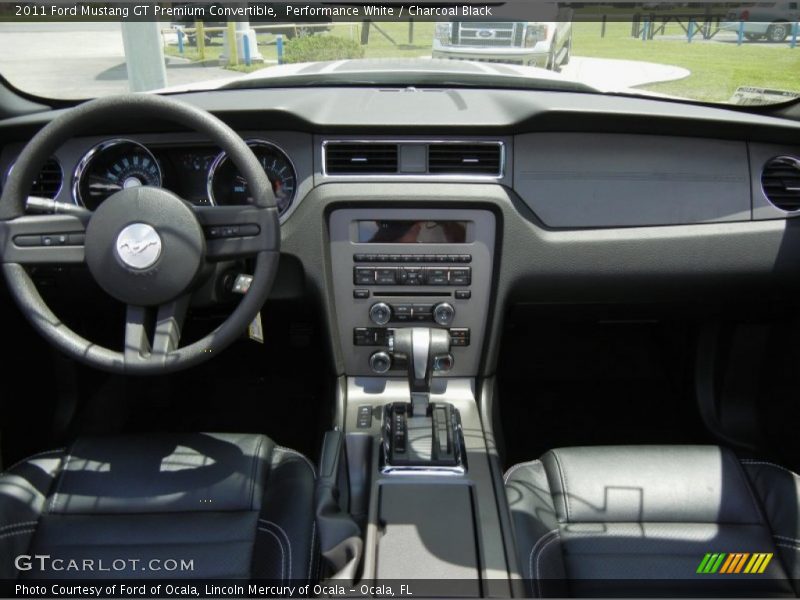Performance White / Charcoal Black 2011 Ford Mustang GT Premium Convertible