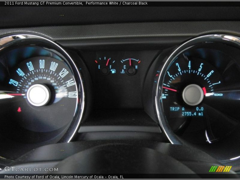 Performance White / Charcoal Black 2011 Ford Mustang GT Premium Convertible