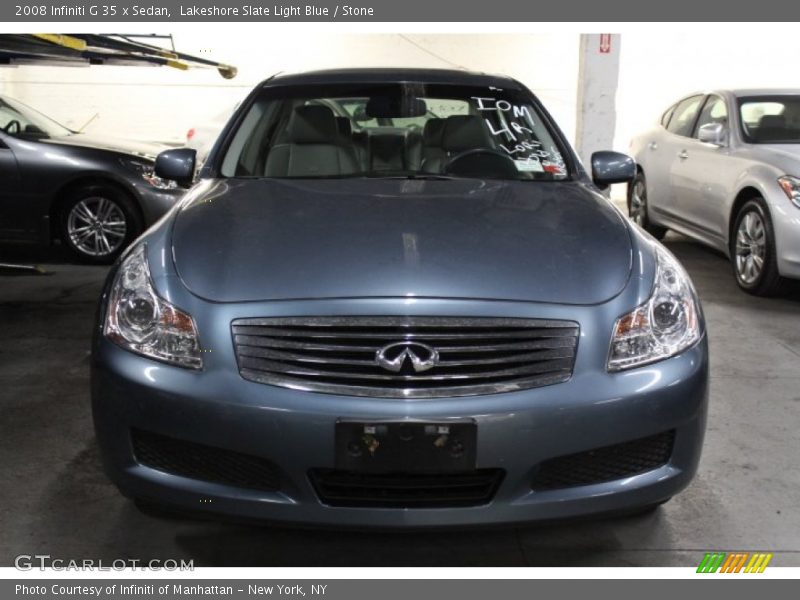 Lakeshore Slate Light Blue / Stone 2008 Infiniti G 35 x Sedan