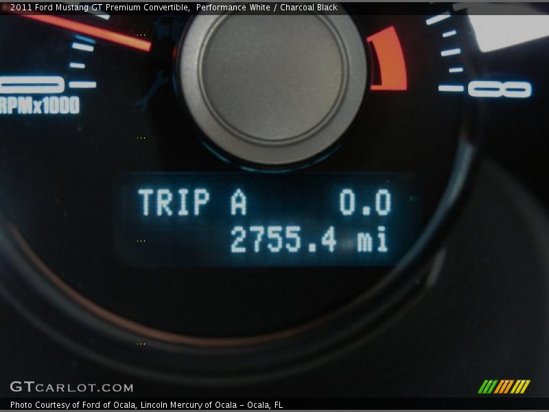 Performance White / Charcoal Black 2011 Ford Mustang GT Premium Convertible