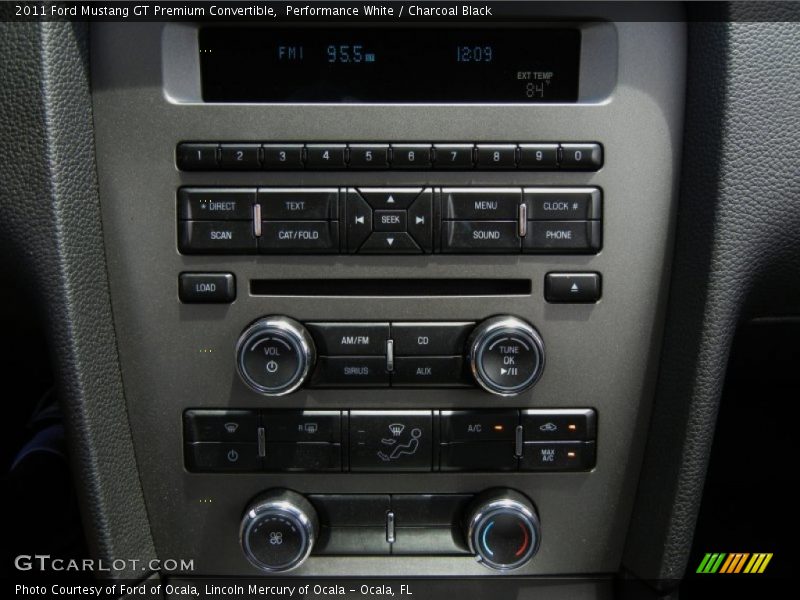 Performance White / Charcoal Black 2011 Ford Mustang GT Premium Convertible