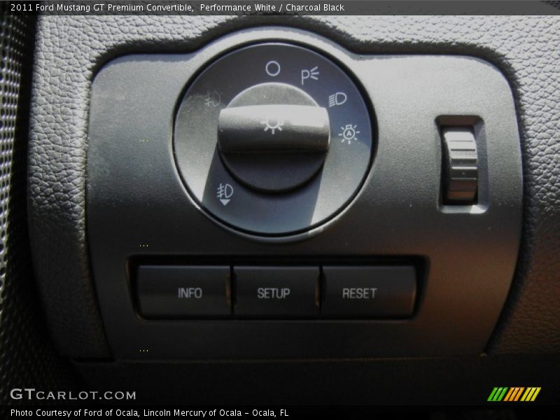 Performance White / Charcoal Black 2011 Ford Mustang GT Premium Convertible