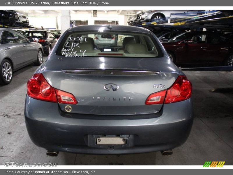 Lakeshore Slate Light Blue / Stone 2008 Infiniti G 35 x Sedan