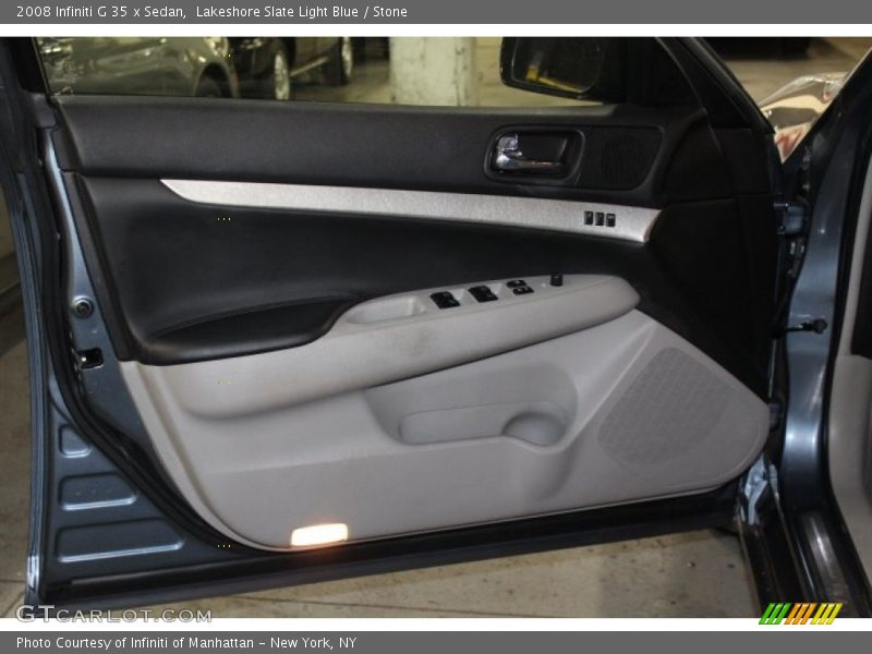 Lakeshore Slate Light Blue / Stone 2008 Infiniti G 35 x Sedan