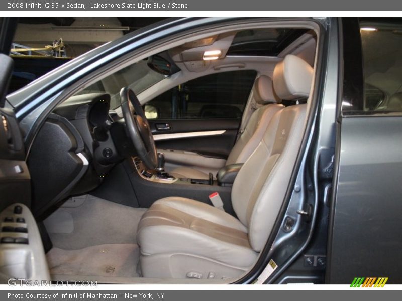 Lakeshore Slate Light Blue / Stone 2008 Infiniti G 35 x Sedan