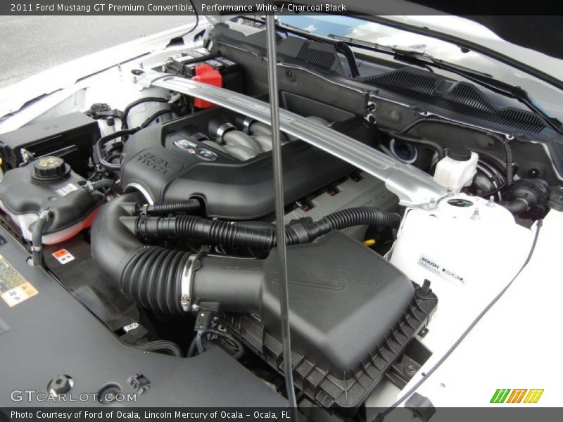 Performance White / Charcoal Black 2011 Ford Mustang GT Premium Convertible