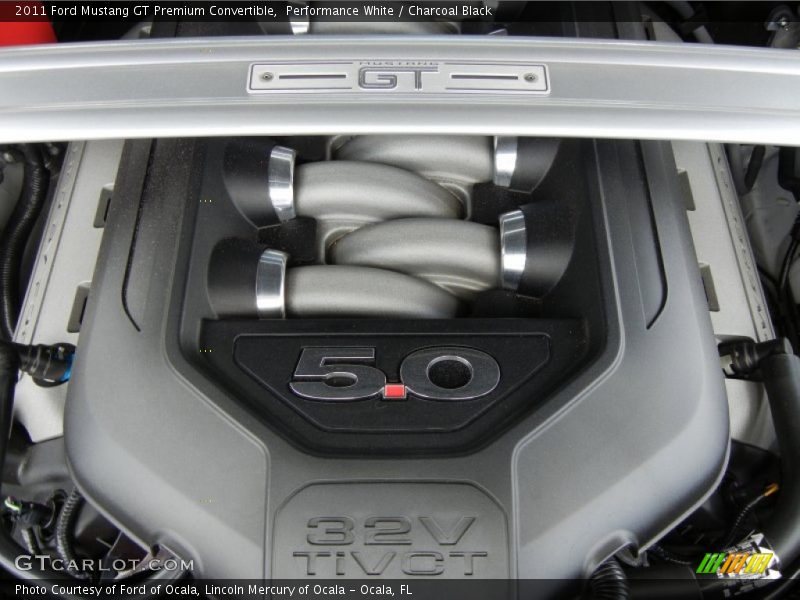 Performance White / Charcoal Black 2011 Ford Mustang GT Premium Convertible