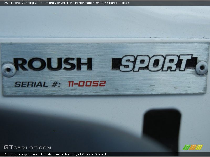 Performance White / Charcoal Black 2011 Ford Mustang GT Premium Convertible