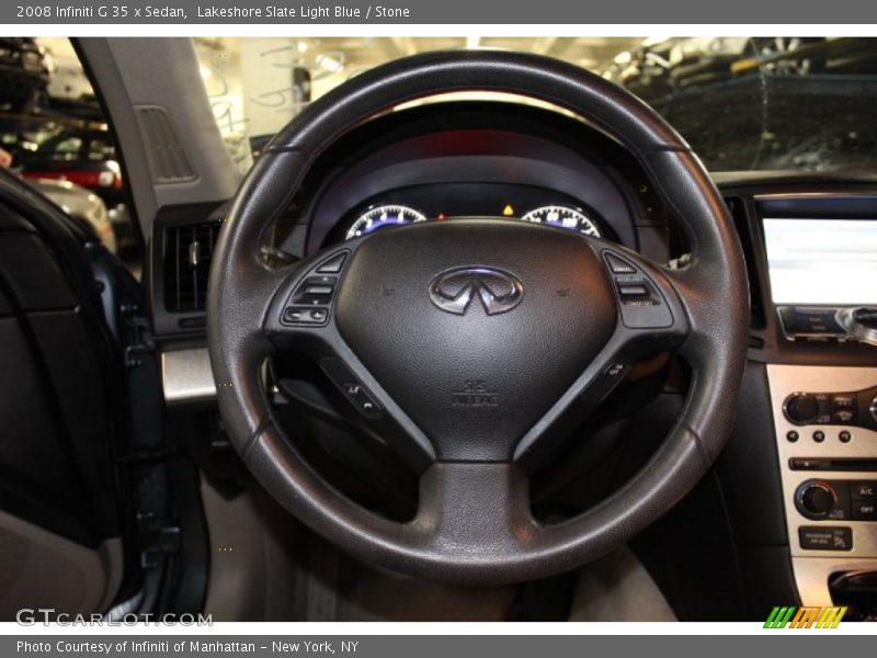 Lakeshore Slate Light Blue / Stone 2008 Infiniti G 35 x Sedan