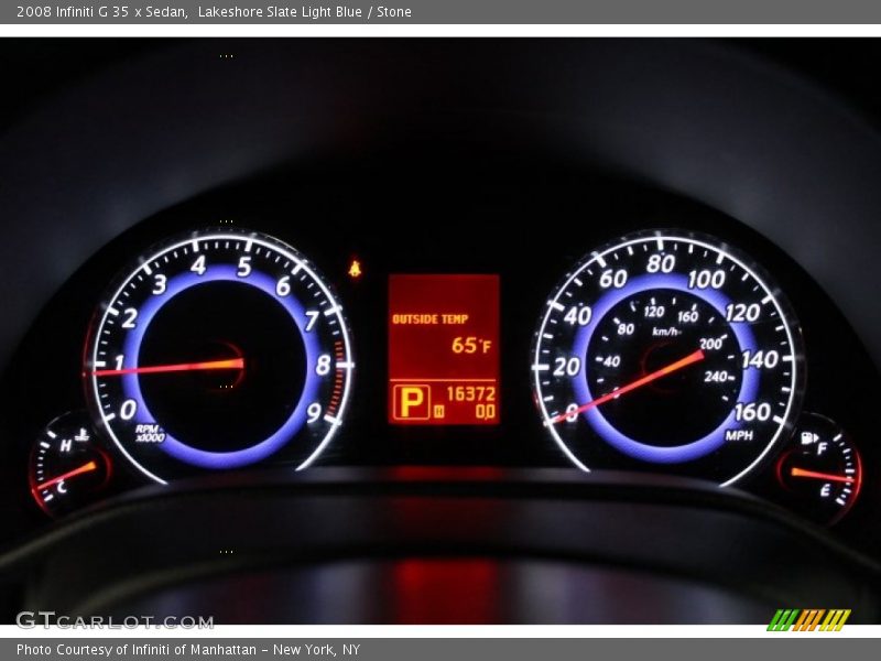 Lakeshore Slate Light Blue / Stone 2008 Infiniti G 35 x Sedan