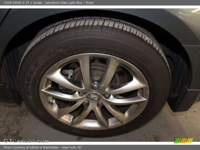 Lakeshore Slate Light Blue / Stone 2008 Infiniti G 35 x Sedan