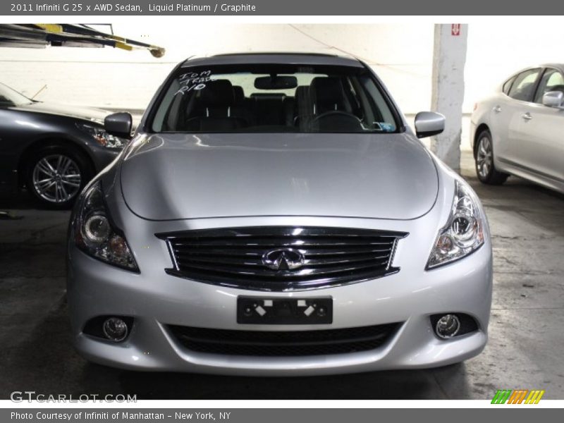 Liquid Platinum / Graphite 2011 Infiniti G 25 x AWD Sedan
