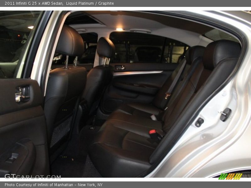 Liquid Platinum / Graphite 2011 Infiniti G 25 x AWD Sedan