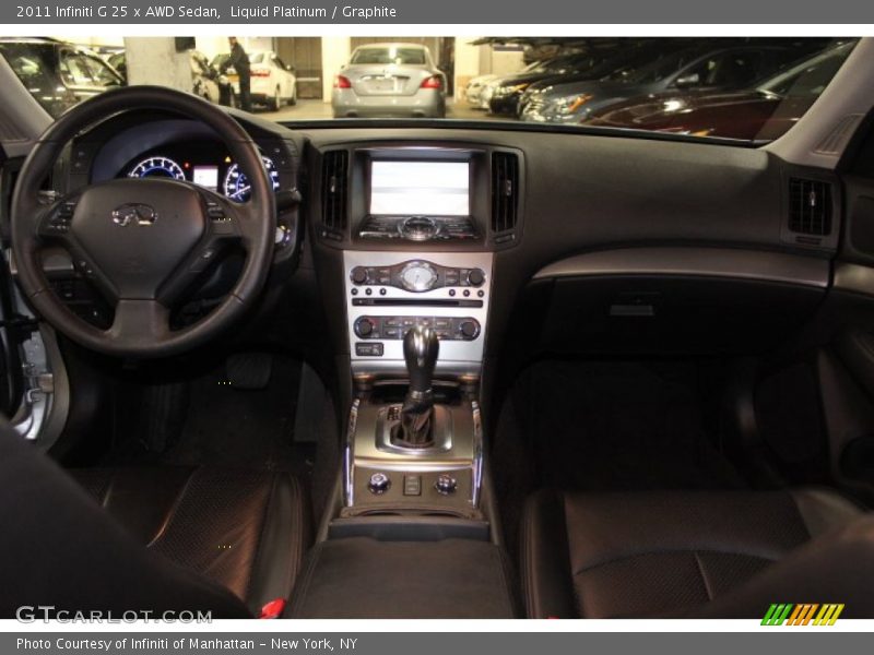 Liquid Platinum / Graphite 2011 Infiniti G 25 x AWD Sedan