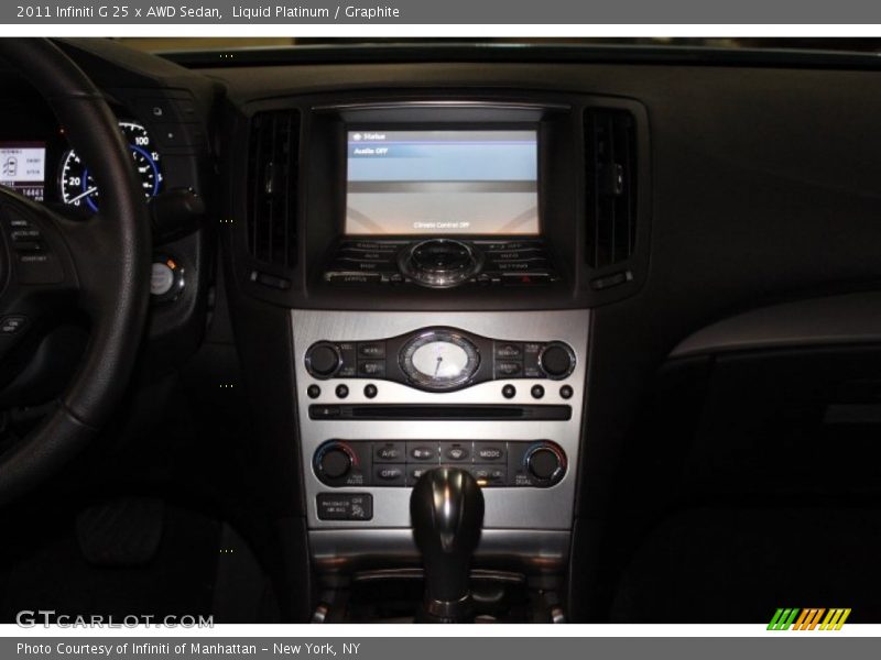 Liquid Platinum / Graphite 2011 Infiniti G 25 x AWD Sedan