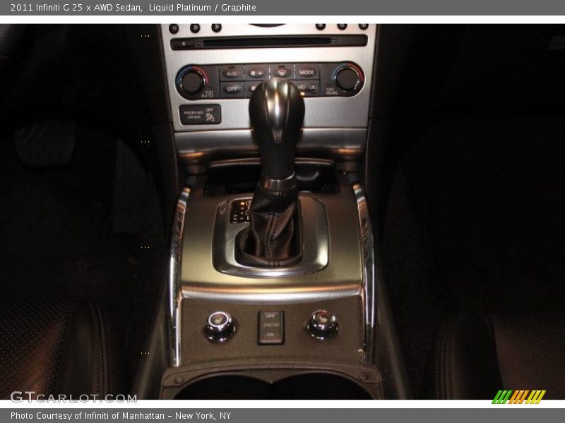 Liquid Platinum / Graphite 2011 Infiniti G 25 x AWD Sedan