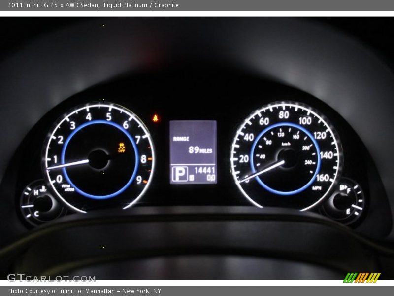 Liquid Platinum / Graphite 2011 Infiniti G 25 x AWD Sedan