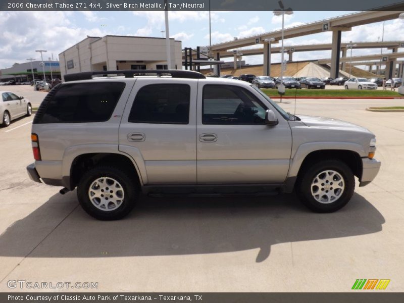 Silver Birch Metallic / Tan/Neutral 2006 Chevrolet Tahoe Z71 4x4