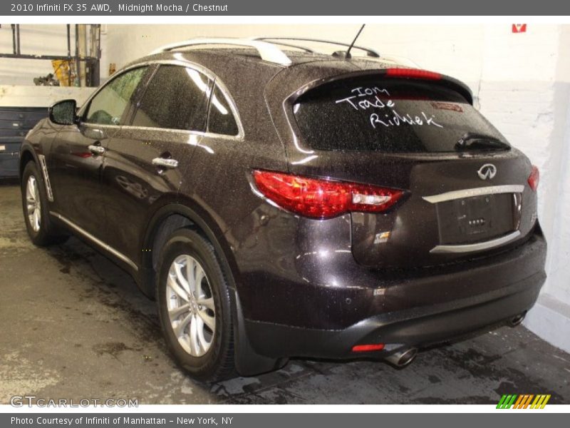 Midnight Mocha / Chestnut 2010 Infiniti FX 35 AWD