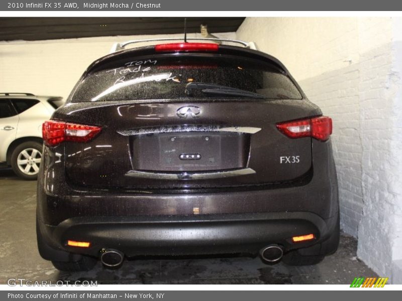 Midnight Mocha / Chestnut 2010 Infiniti FX 35 AWD
