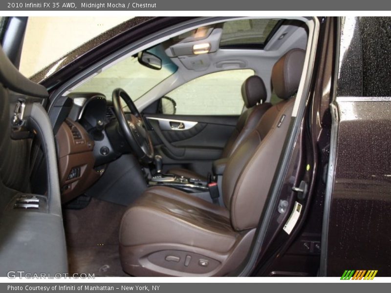 Midnight Mocha / Chestnut 2010 Infiniti FX 35 AWD