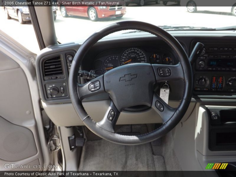 Silver Birch Metallic / Tan/Neutral 2006 Chevrolet Tahoe Z71 4x4
