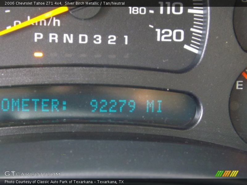 Silver Birch Metallic / Tan/Neutral 2006 Chevrolet Tahoe Z71 4x4